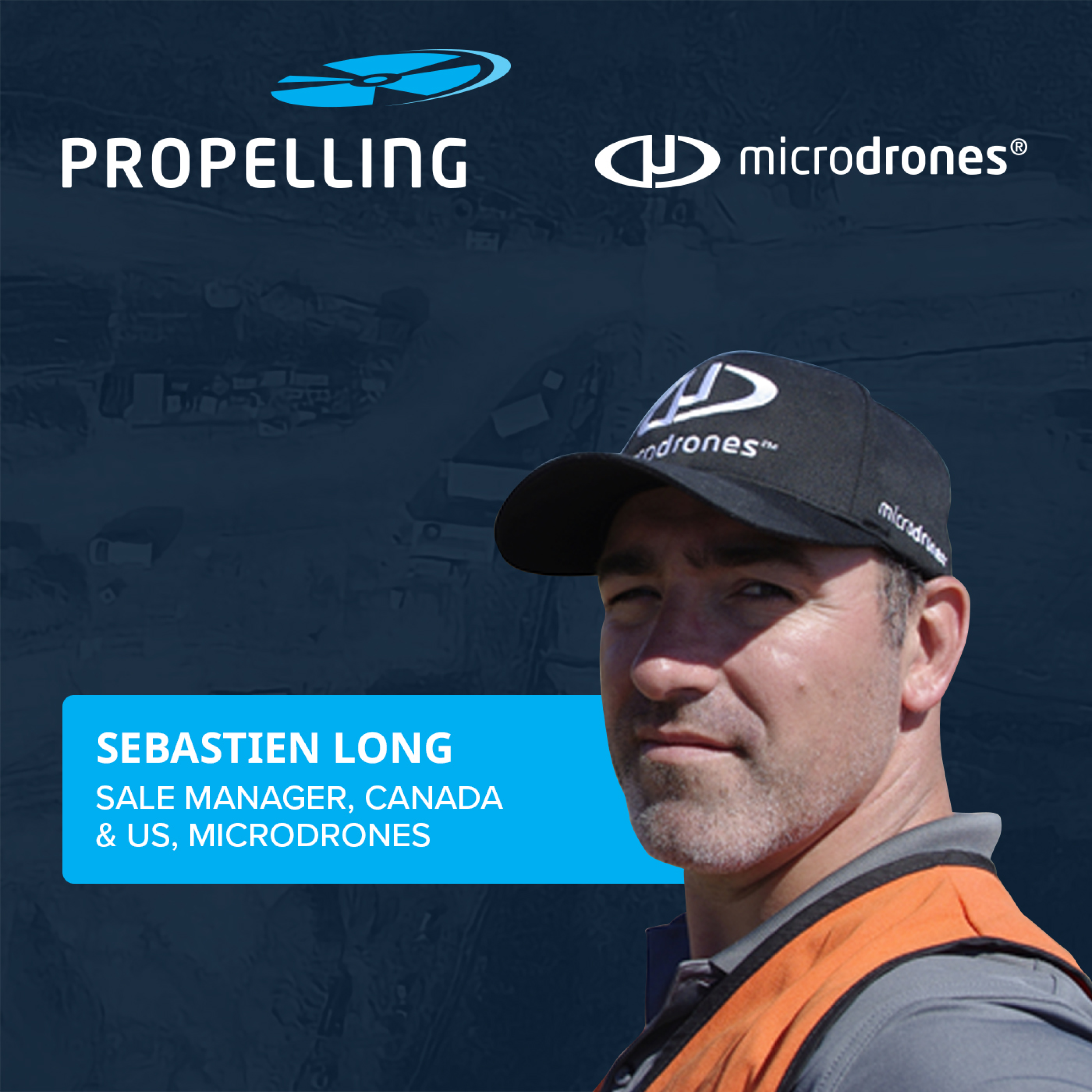 Propelling by Microdrones