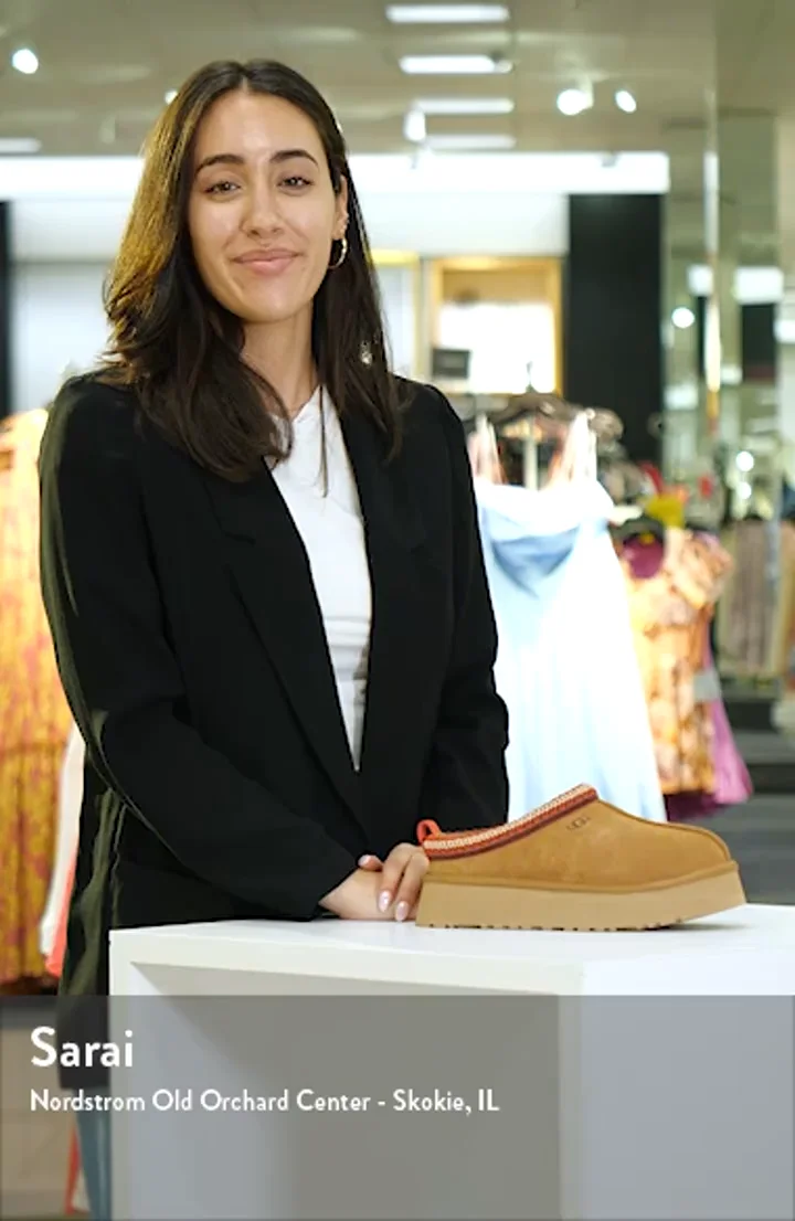 UGG モカシン　US6 UGG® Tazz II Genuine Shearling Lined Platform Slipper (Women