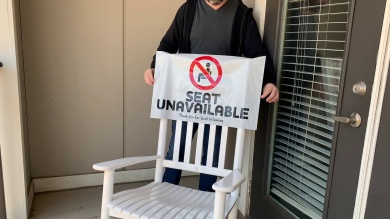 Seat Unavailable Social Distancing Seat Cover