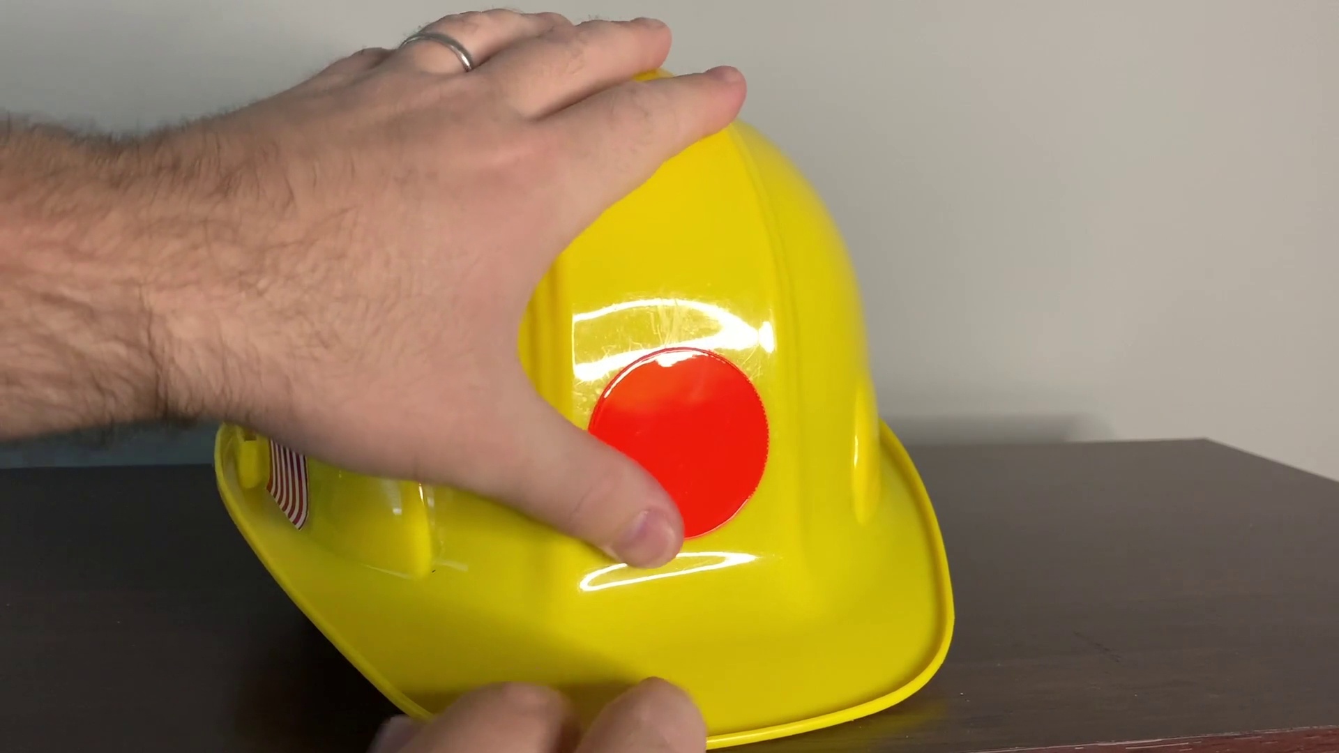 Reflective Hard Hat Circles - Orange