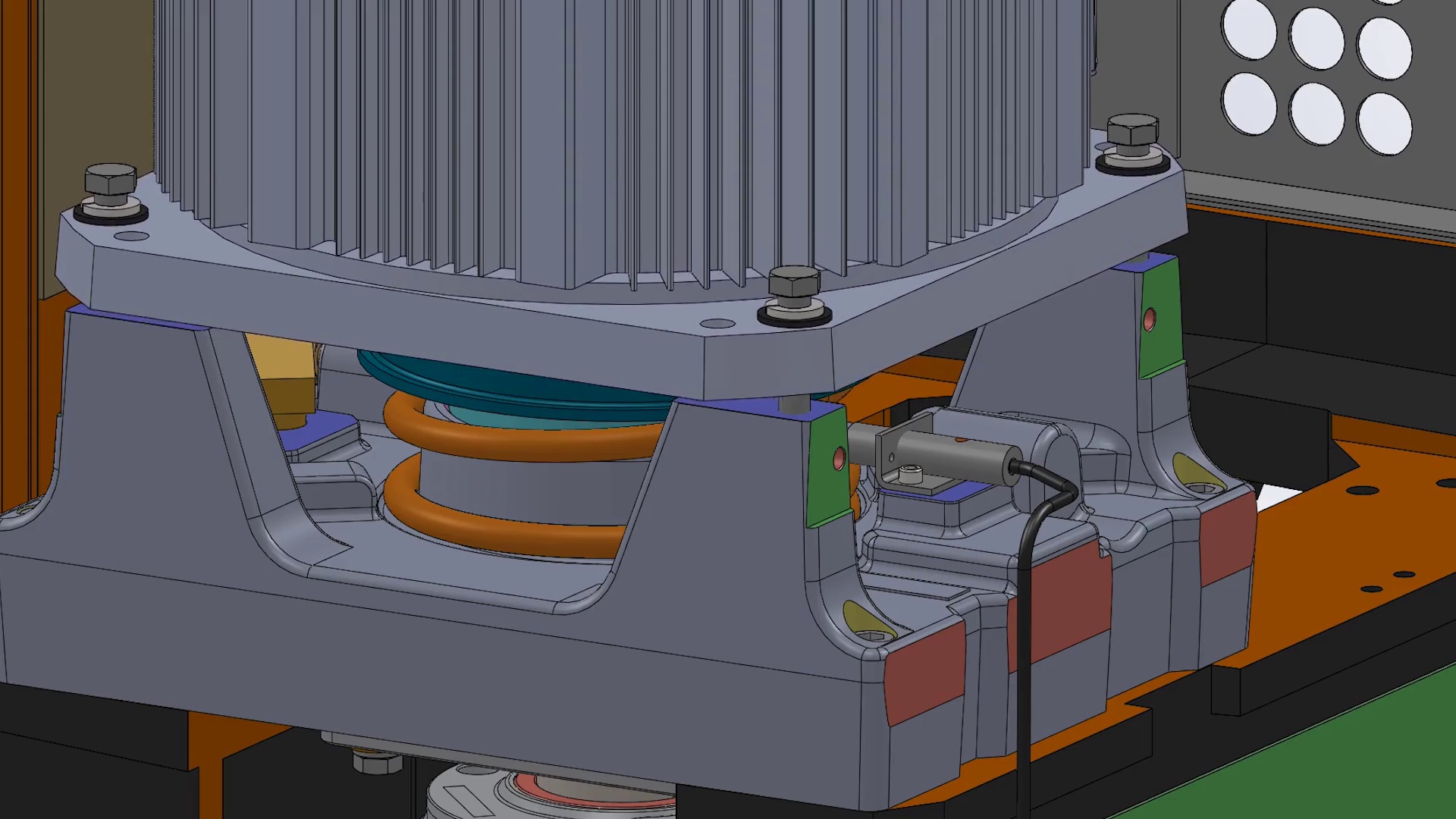 VMC - 40-Taper - Inline - Spider Coupling Drive - Spindle