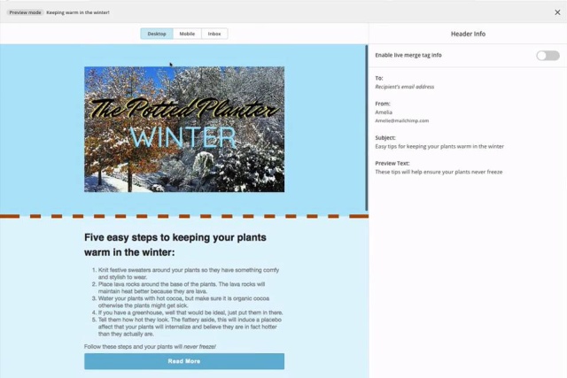 Preview And Test Your Email Campaign Preview And Test Your Email Campaign