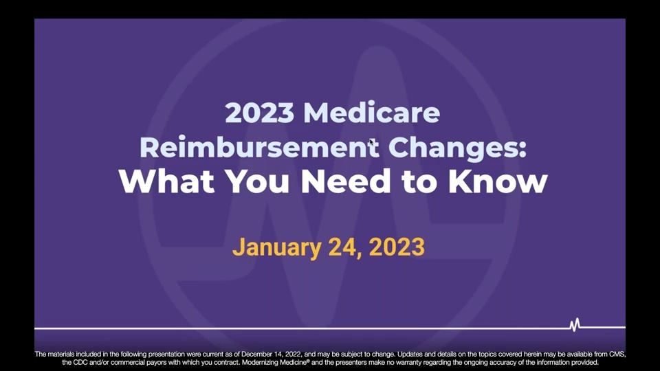 2023 Medicare Reimbursement Changes What You Need to Know