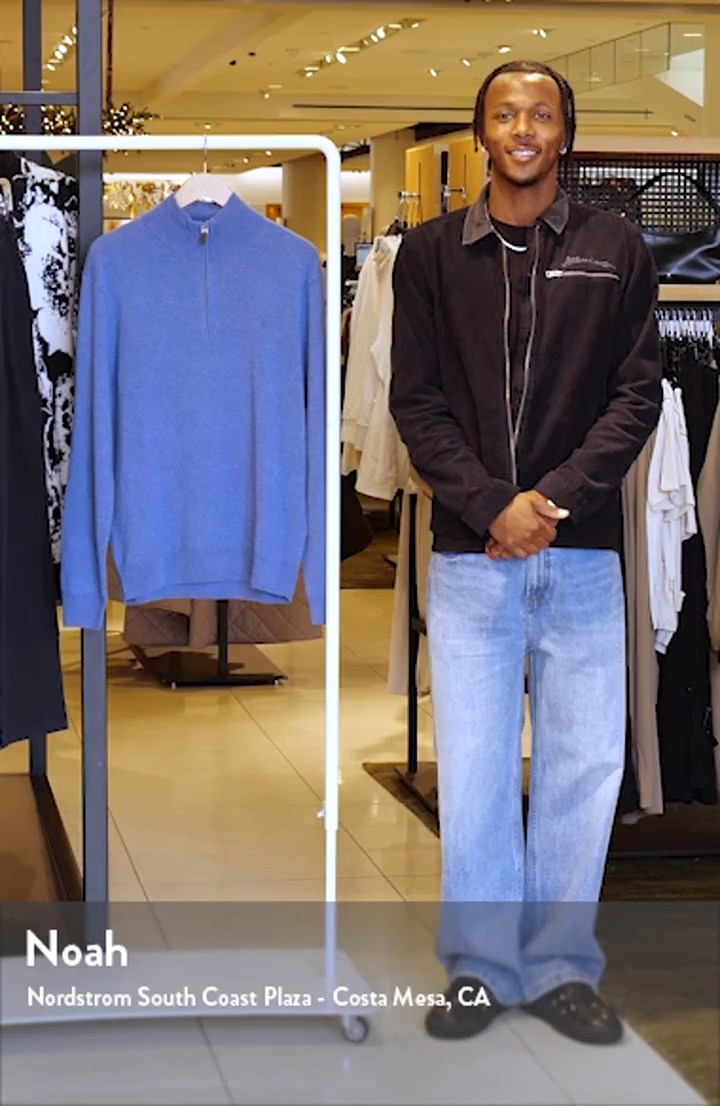 Polo Ralph Lauren Regular Fit Wool Quarter Zip Sweater | Nordstromrack