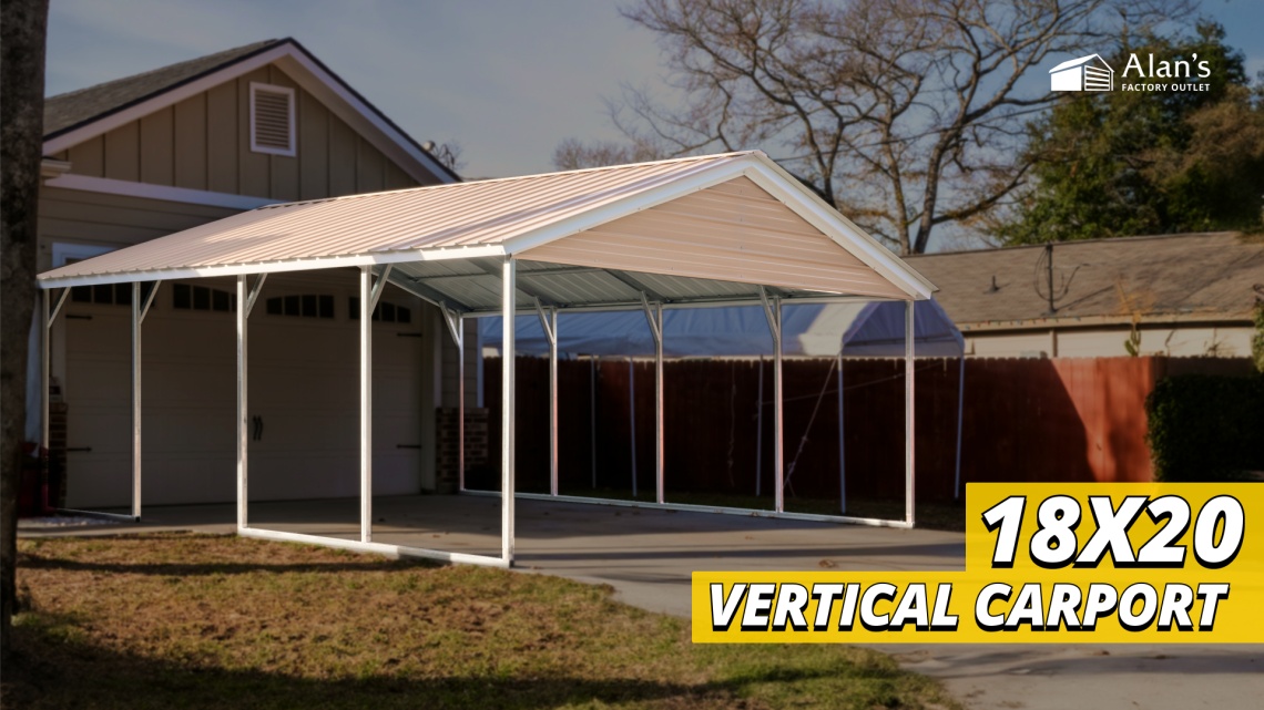 Video thumbnail for 18x20 - Vertical Carport