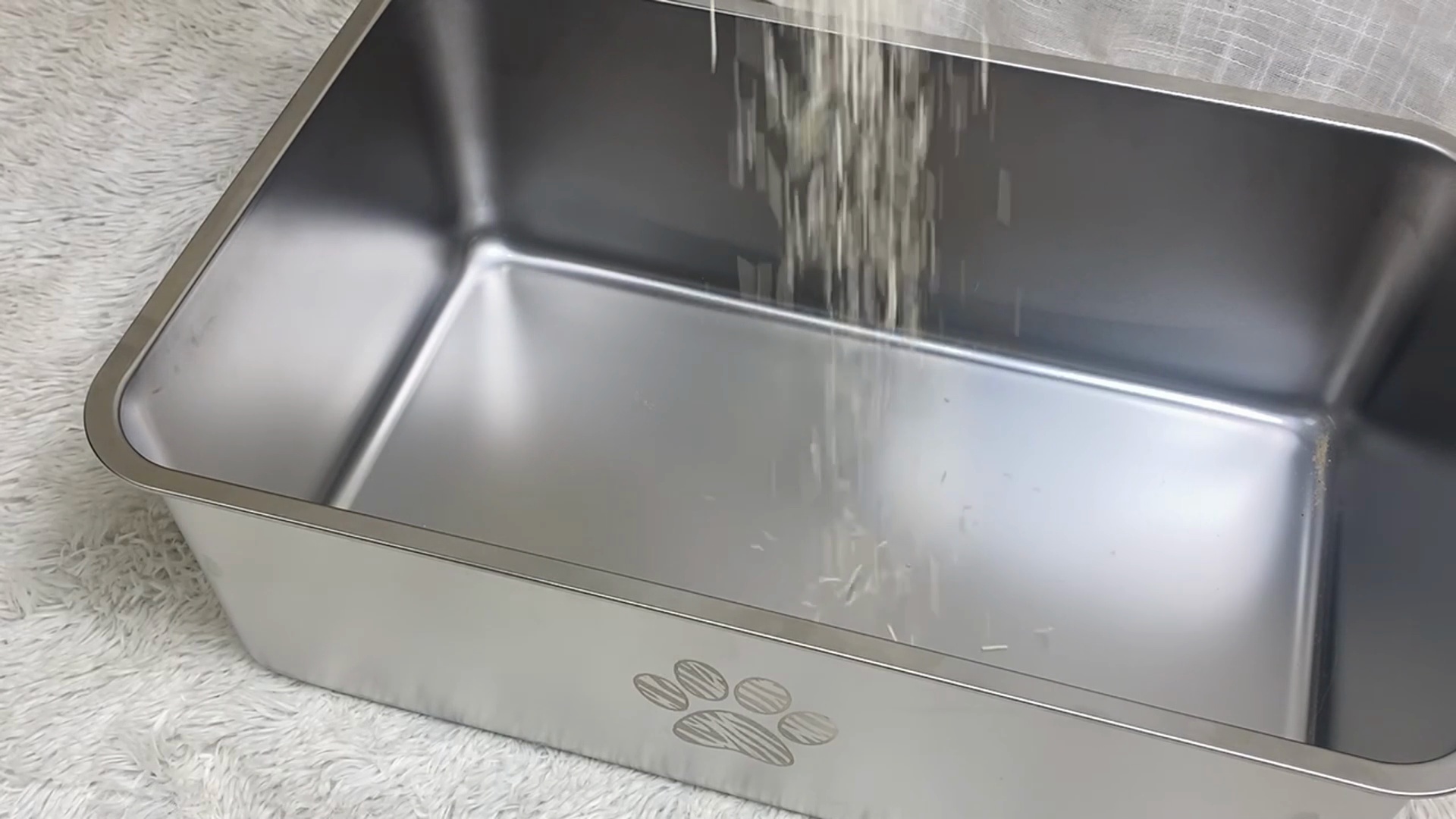 PTLOM Tabby High Sided Cat Litter Box, X-Large - Chewy.com