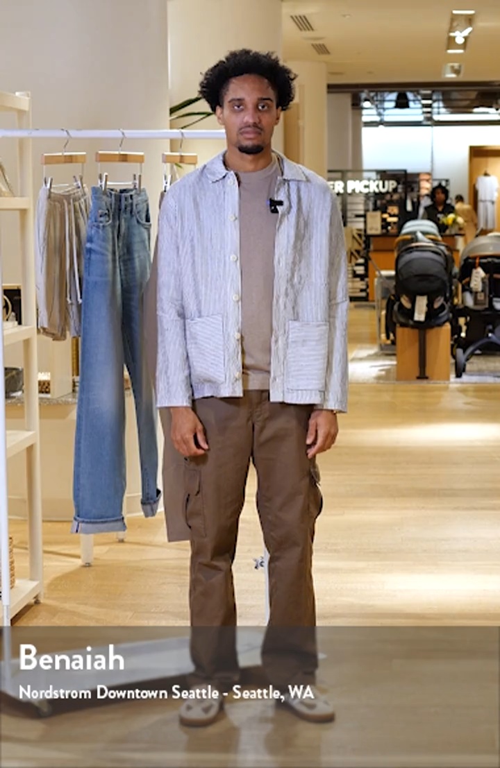 <極美品>今期26SS ATON COTTON LINEN JACKET COTTON LINEN KATSURAGI | WORK JACKET – ATON | エイトン