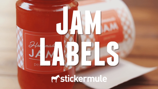 Spiksplinternieuw Jampot-etiketten | Sticker Mule Nederland PE-58