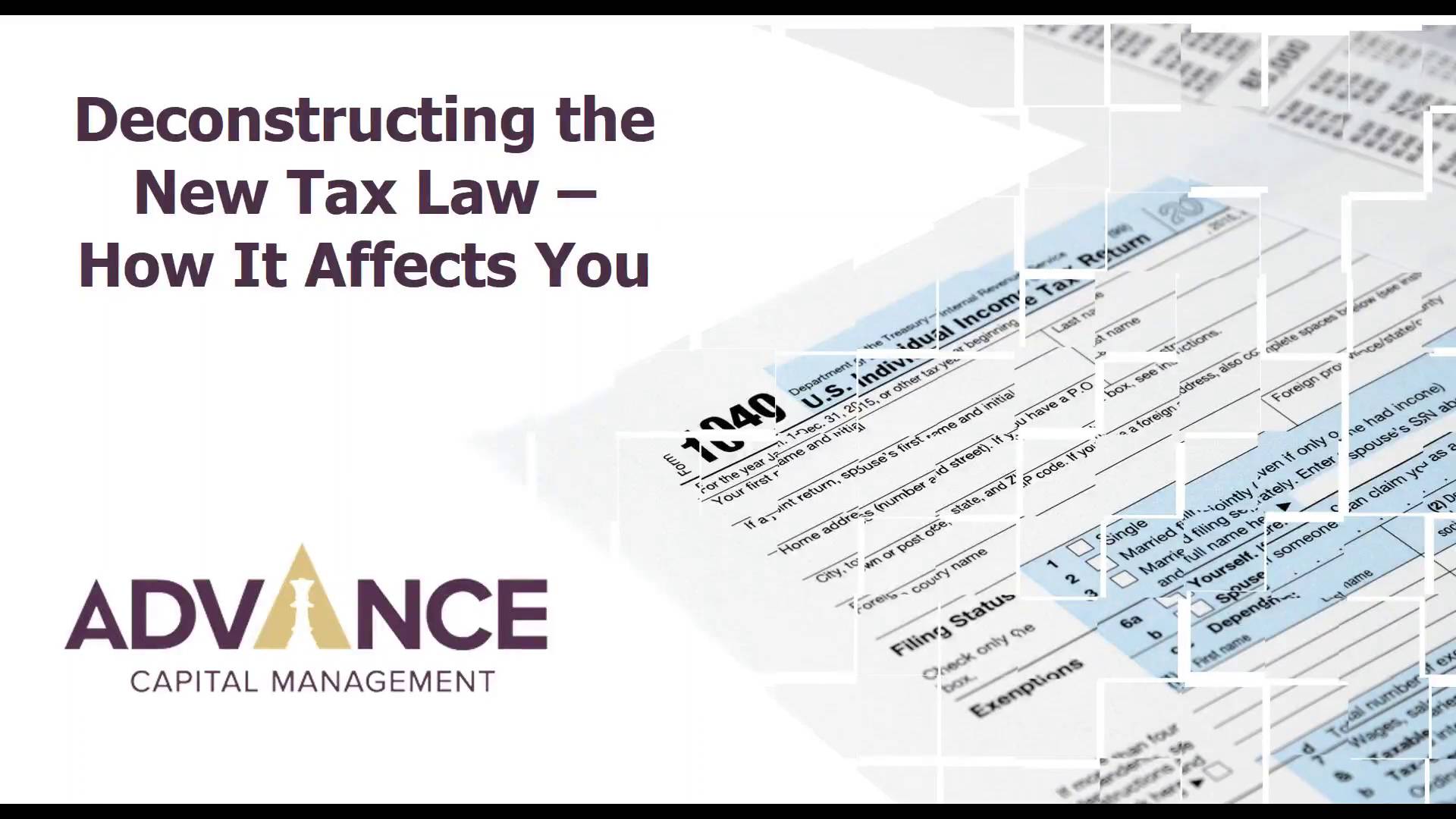 Deconstructing the New Tax Law