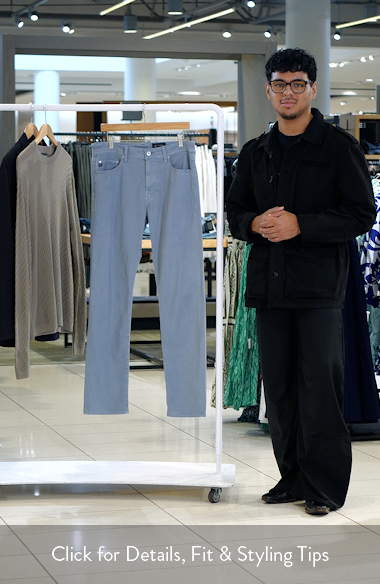 AG Everett Stretch Sateen Slim Straight Pants (Men) | Nordstromrack