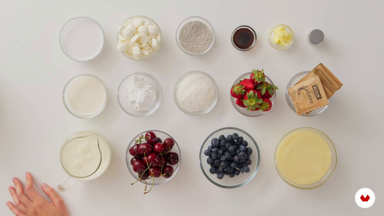 Materiais, ingredientes e ferramentas 