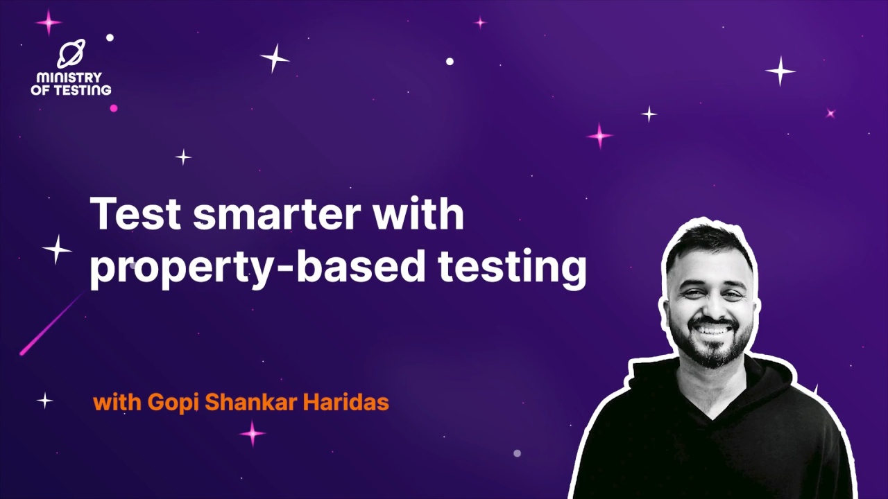 Test smarter with property-based testing thumbnail
