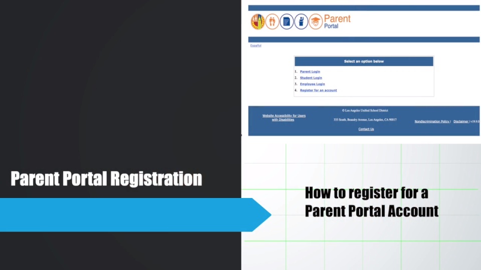 Parent Portal Registration