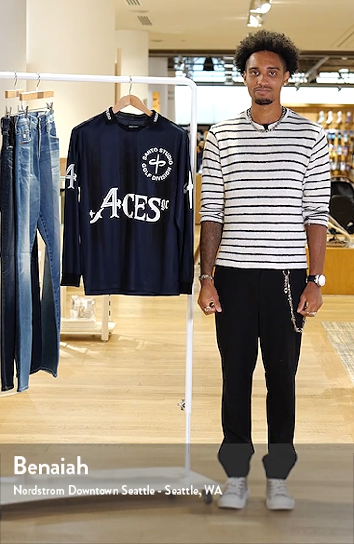 SANTO STUDIO 4 Aces Club Graphic Golf Jersey | Nordstrom