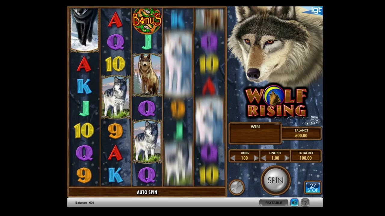 Wolf Twist, Up to 100 Free Spins Bonus