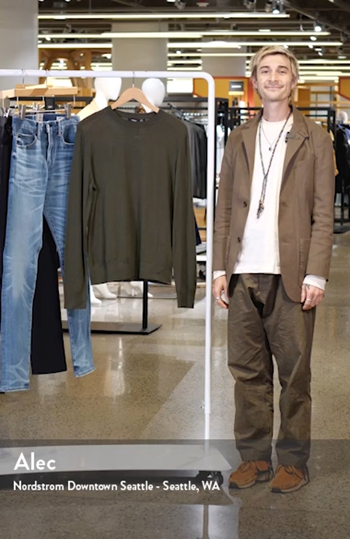 Theory Regal Wool Crewneck Sweater | Nordstrom