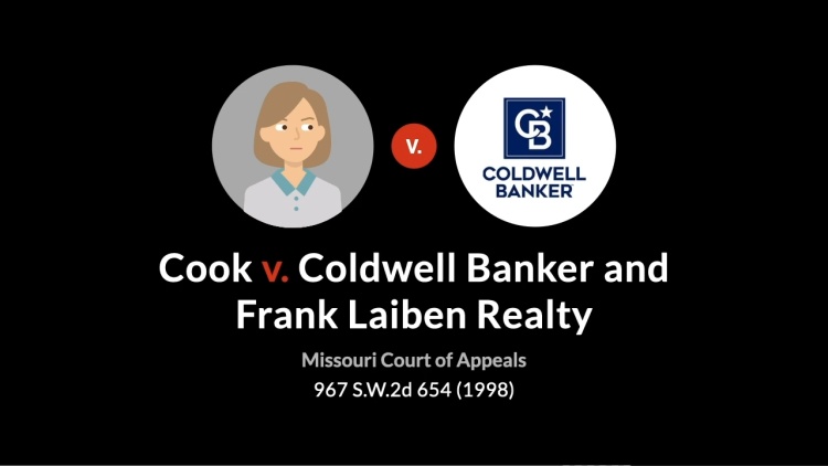 Cook v. Coldwell Banker/Frank Laiben Realty Co.