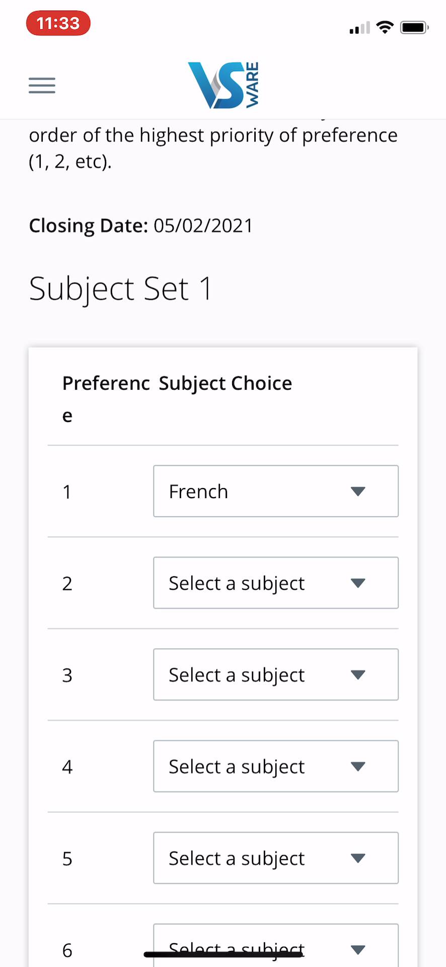 guide-to-entering-senior-options-on-the-vsware-app-garbally-college