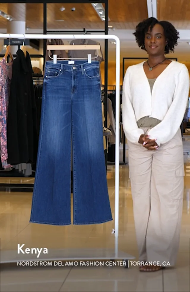 MOTHER The Twister Sneak High Waist Flared Wide Leg Jeans