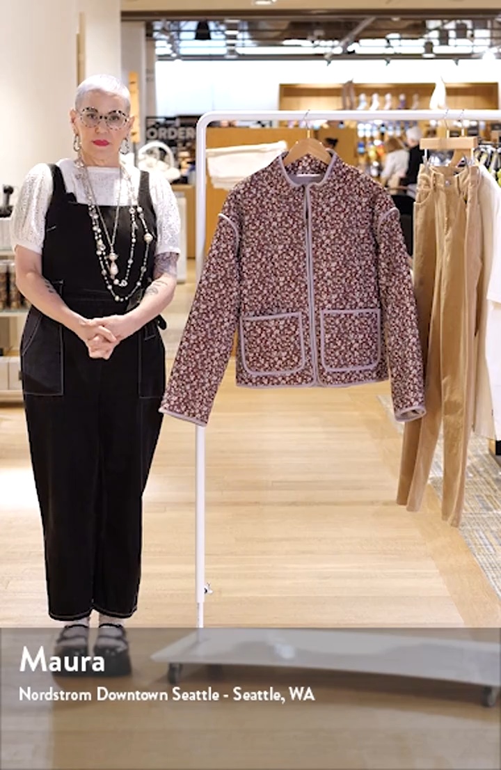 Thread & Supply Floral Quilted Jacket | Nordstrom