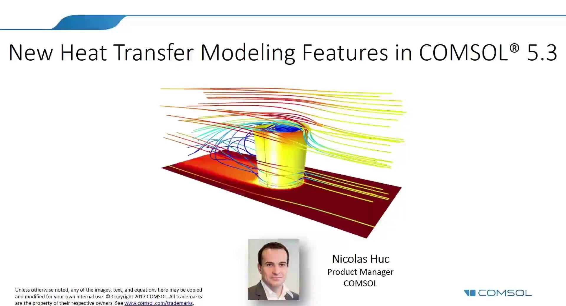 Introducing New Heat Transfer Features in COMSOL Multiphysics® 5.3