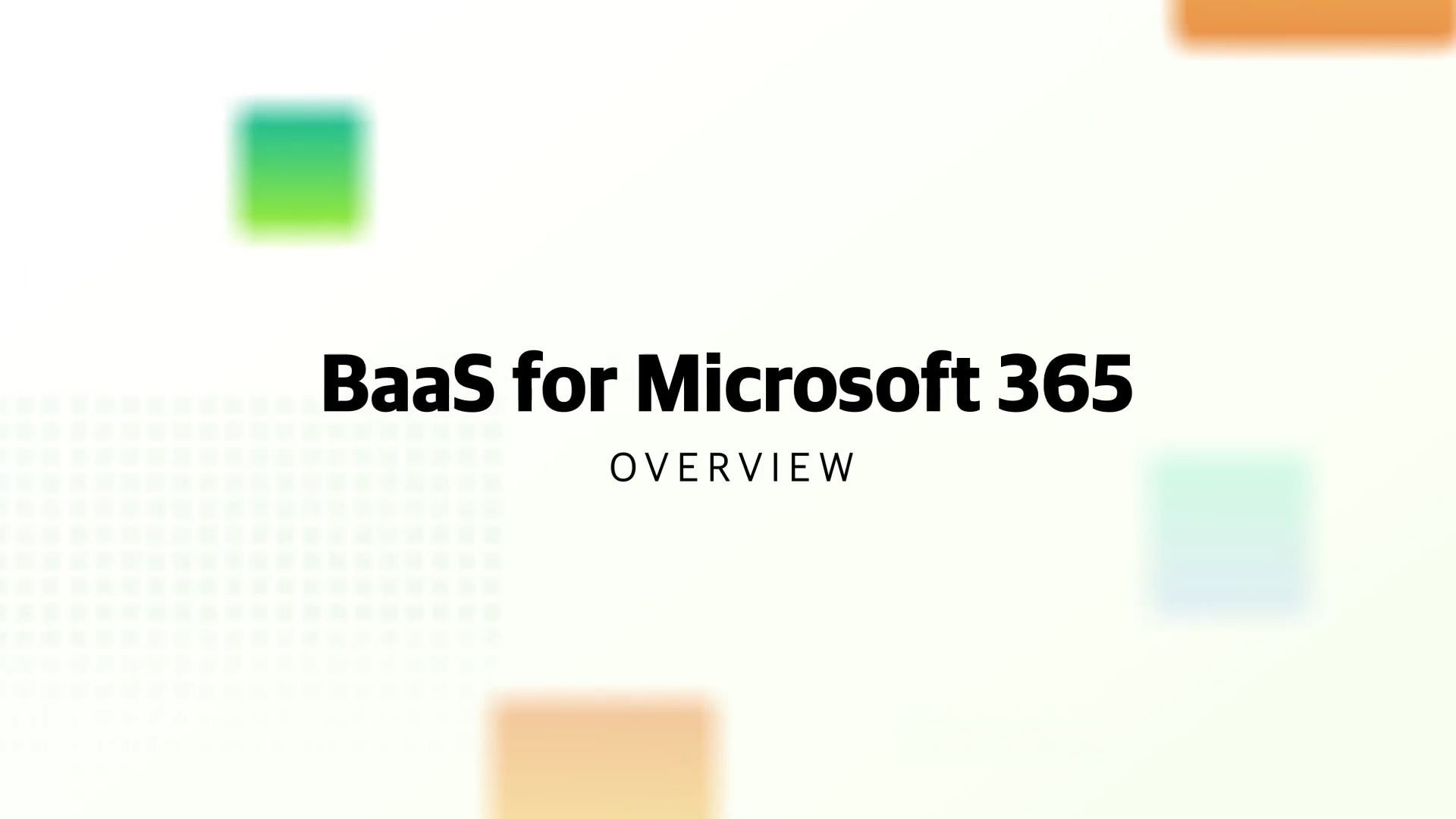 Sauvegarde en mode service pour Microsoft 365