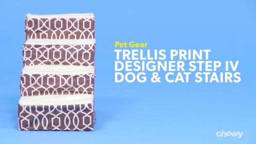 Pet Gear Trellis Print Designer Step III Dog & Cat Stairs