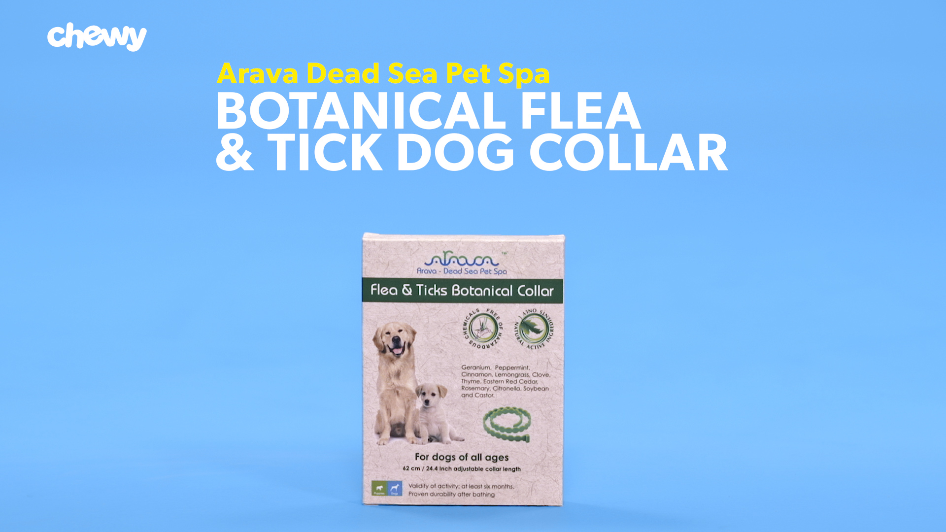 ARAVA DEAD SEA PET SPA Flea Tick Collar for Dogs 1 Collar 6