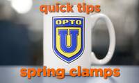 Spring Clamps - Quick Tip (~1 min)