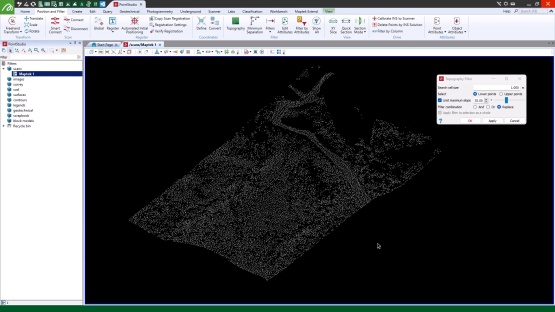 Learn about the Topography Filter in PointStudio