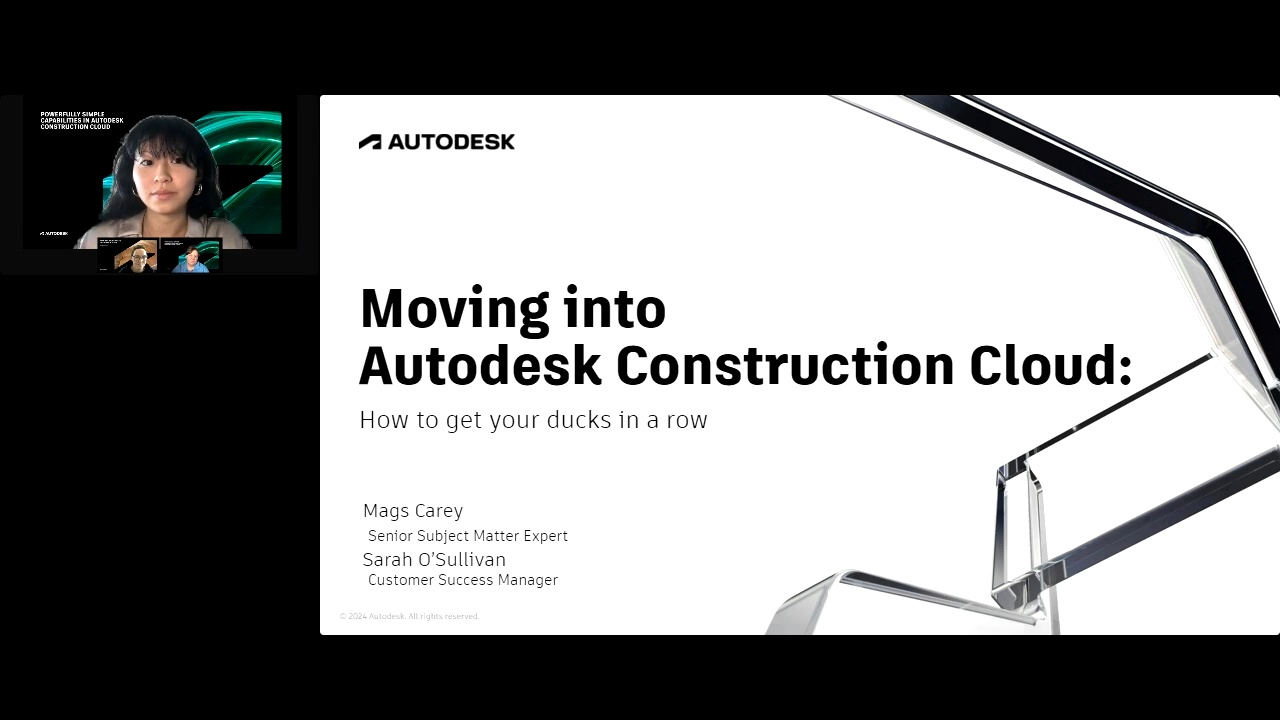 Moving into Autodesk Construction Cloud: How to get your ducks in a row