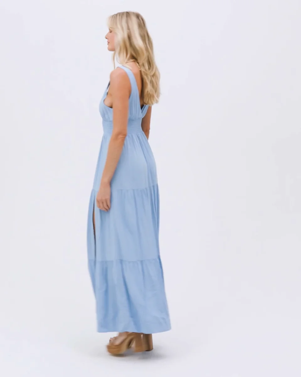 L Space Lilikoi Smocked Waist Tiered Cover-Up Maxi Dress | Nordstrom