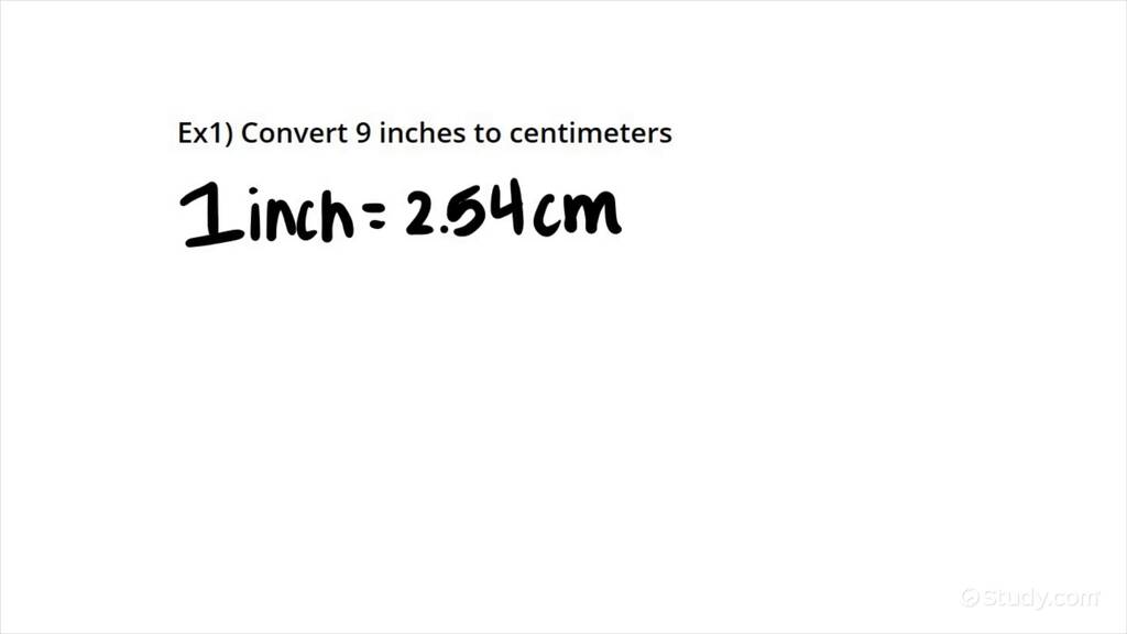 Converting Metric & U.S. Customary Unit Systems | Algebra | Study.com