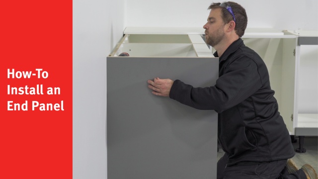 How To Install Cabinet End Panels