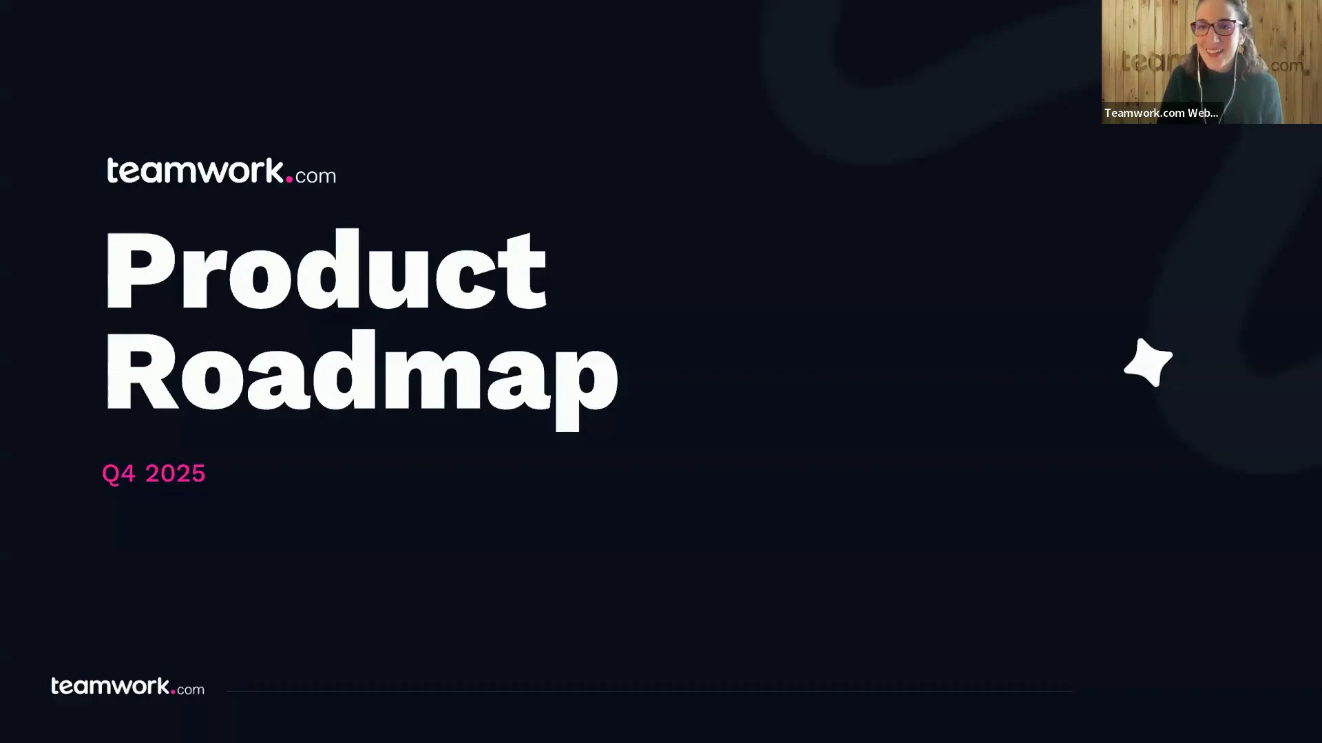 Thumbnail image for the video: [TO USE] Teamwork.com Quarterly Product Roadmap Webinar - Q4 2025 - Oct 23, 2025
