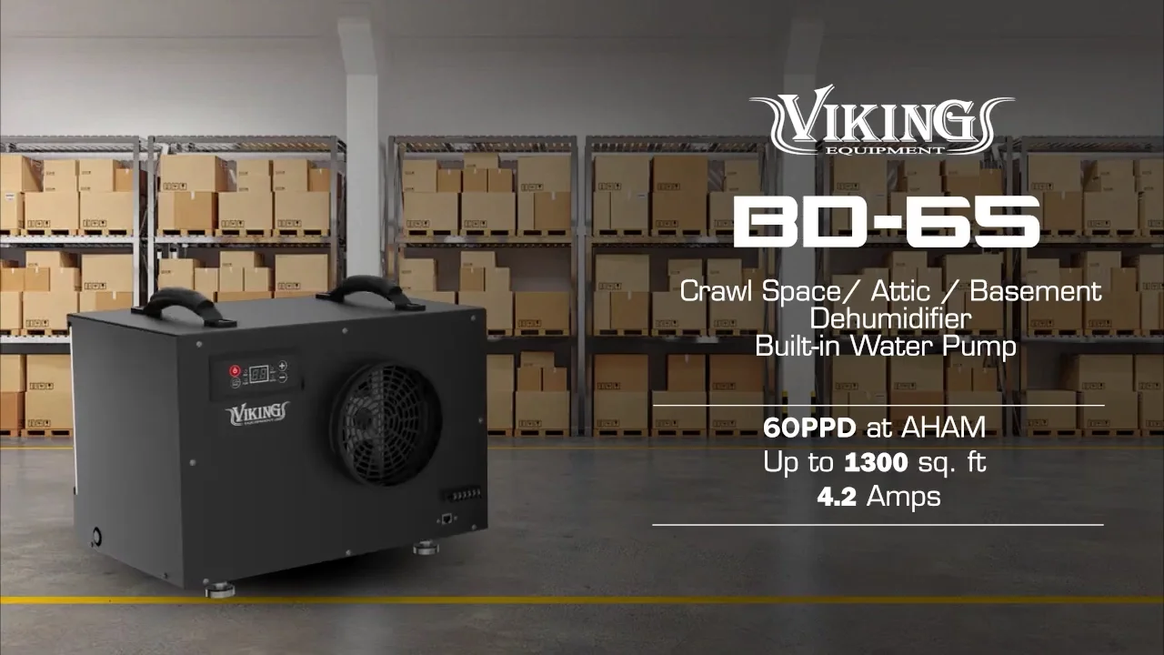 XPOWER Viking BD-65 Commercial Dehumidifier – Sylvane