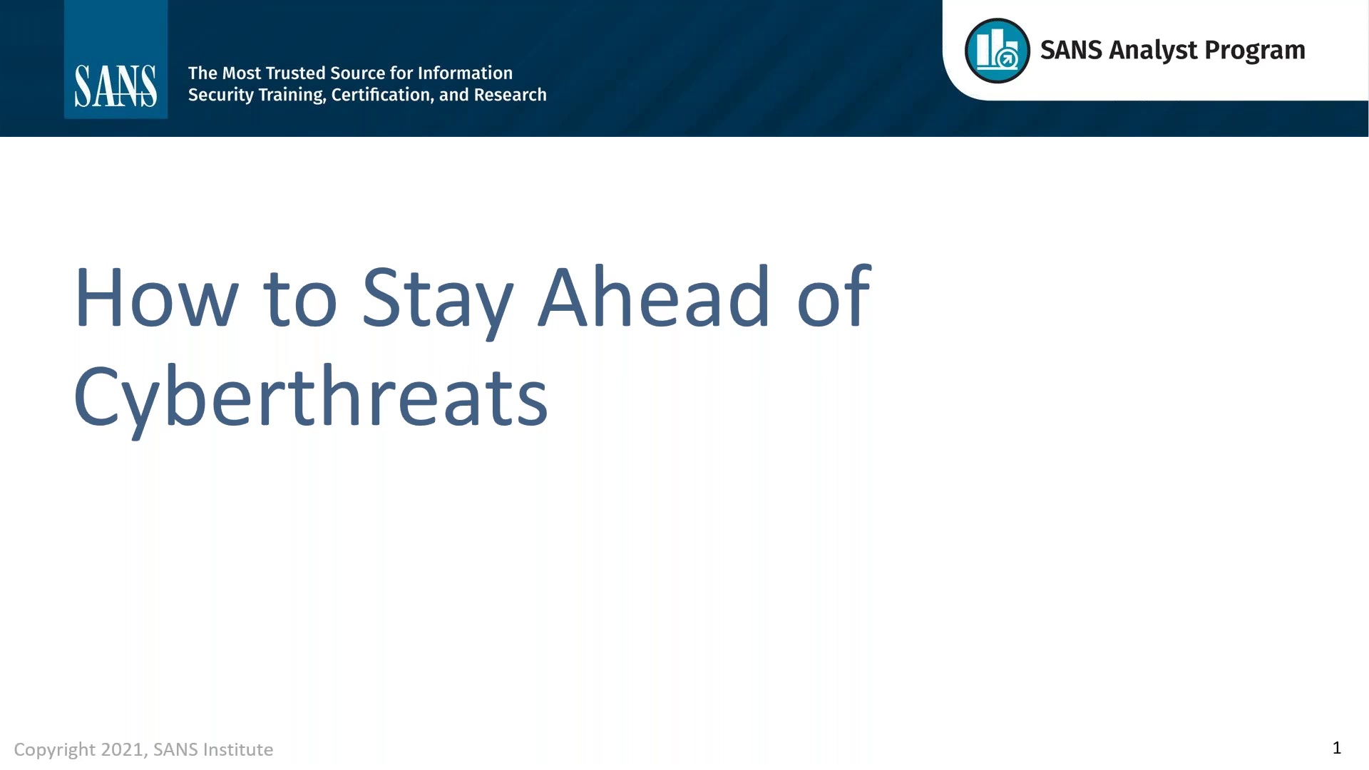 How to Stay Ahead of Cyberthreats Deep Instinct