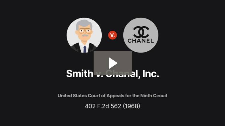 Smith v. Chanel, Inc.