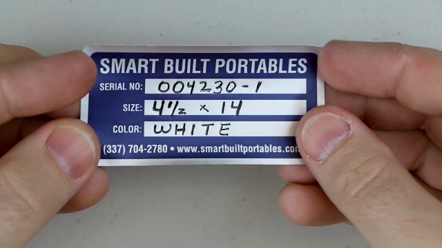 Debossable Economy Aluminum Labels