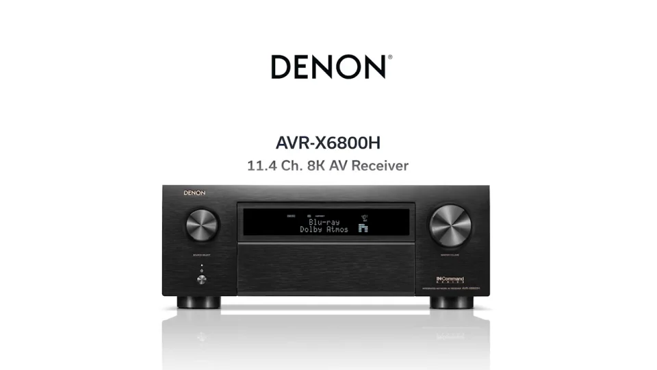 AVR-X6800H - 11.4 Ch. 140W 8K AV Receiver Powered by HEOS™ with