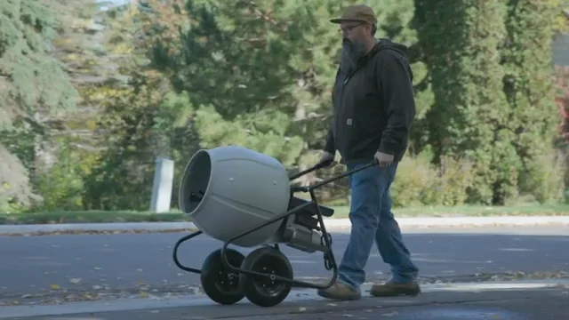 Klutch Portable Electric Cement Mixer - 3.5ft³ Drum | Tractorseats.com