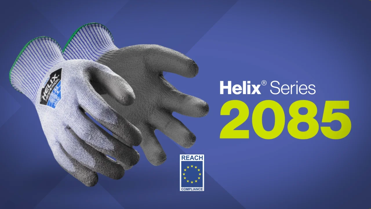 HEXARMOR Helix Series Coated Gloves, 2XL - Superior Grip & Durability