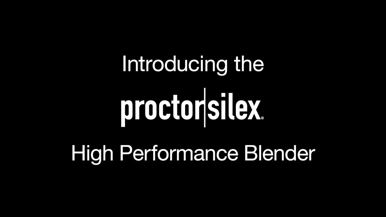Proctor Silex 53560 52 oz. 950-Watt Blender, Black & Silver