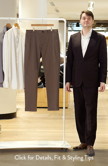 Zaine Slim Chino in Moonsoft Cotton Blend Trousers (Men) | Nordstrom