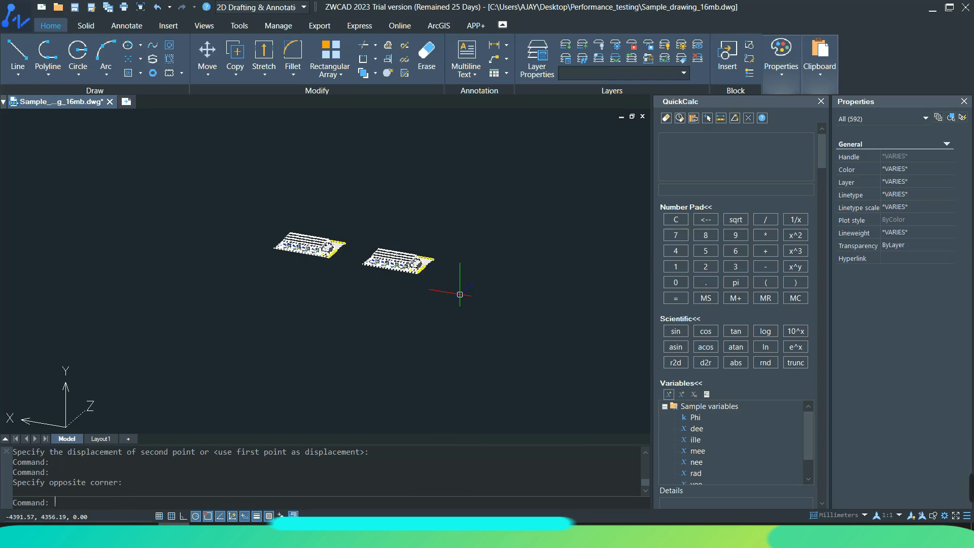 ZWCAD vs. AutoCAD Speed Comparison