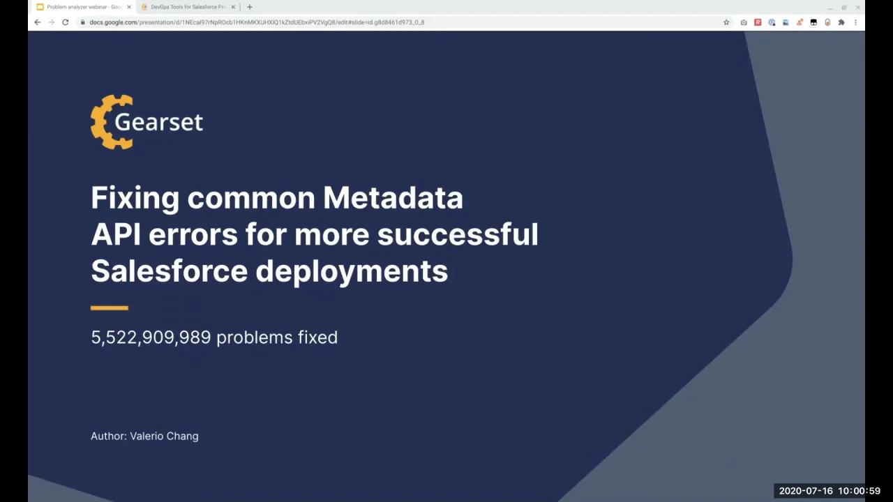 Fixing common Metadata API errors for more successful Salesforce 