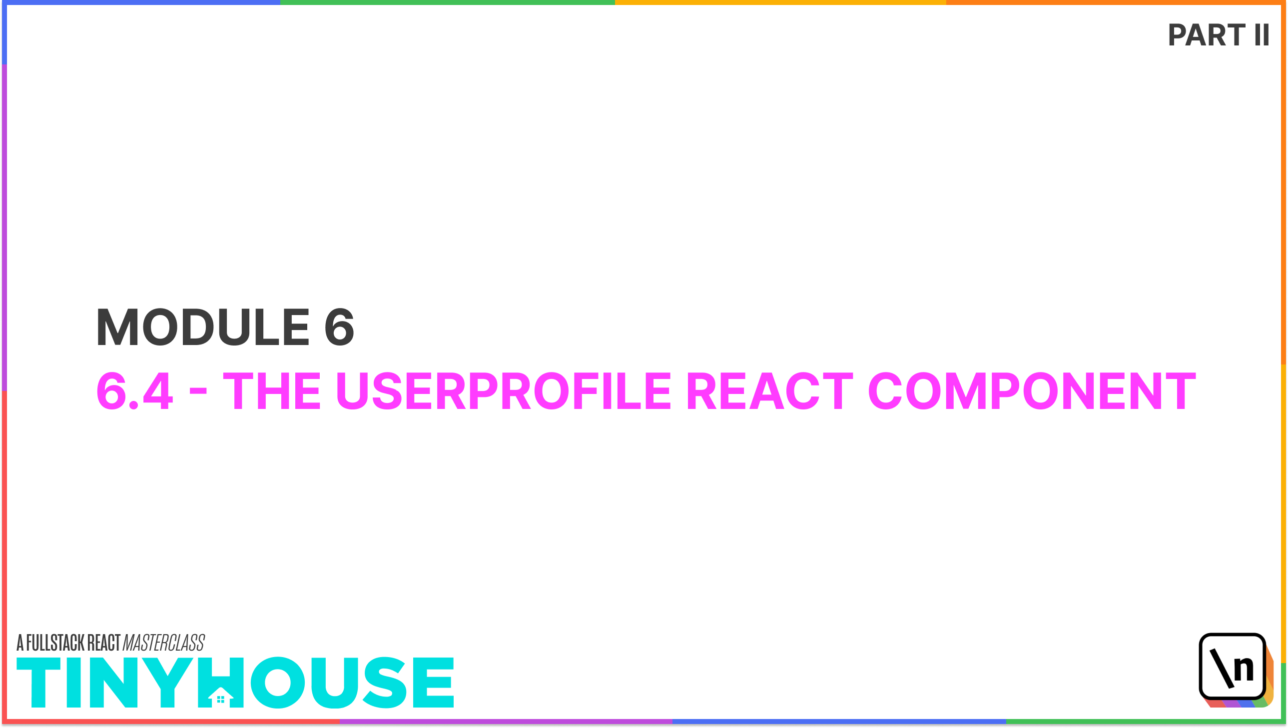 user page react