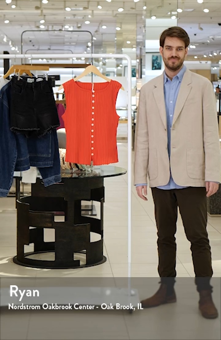 Tilly Rib Button-Up Top (Women) | Nordstrom