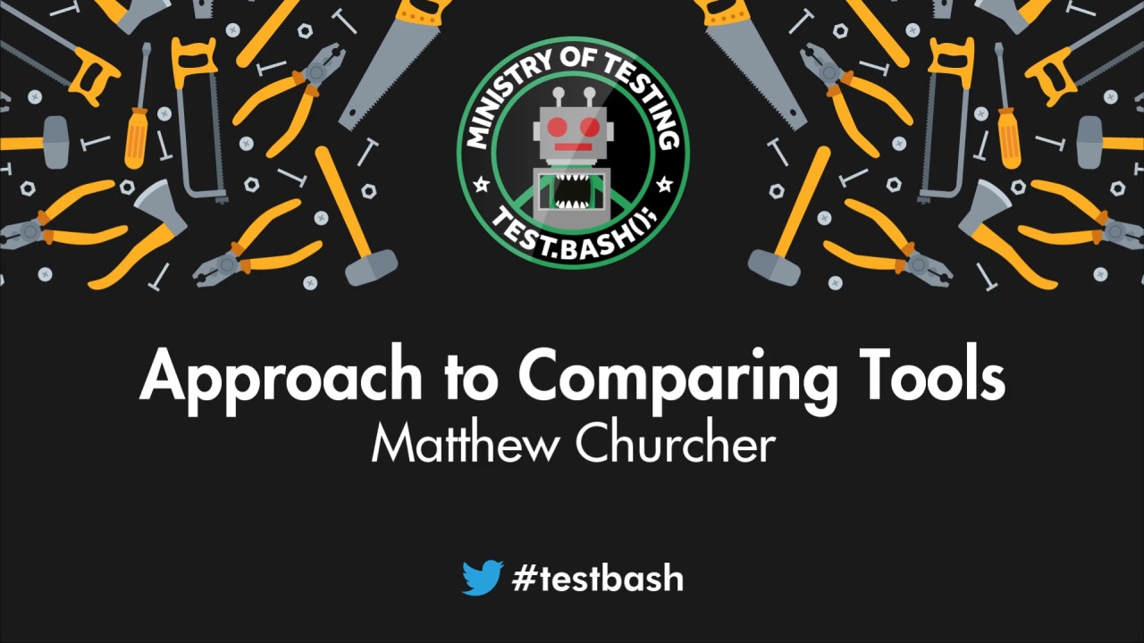 Approach to Comparing Tools with Matthew Churcher image