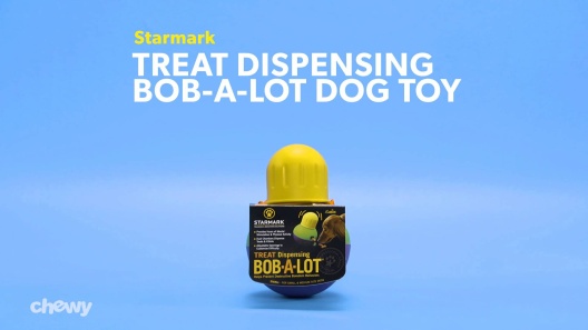 STARMARK Treat Dispensing Bob-a-Lot Dog Toy, Large 